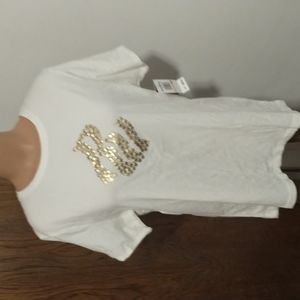Vintage Rocawear Plus Size 2x, 18/20, Cream & Gold Top, NWT